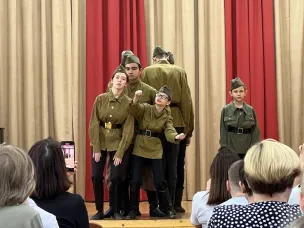 22 мая в школе прошла музыкально-литературная композиция "Наша победа", посвященная 79-й годовщине Великой Победы. 