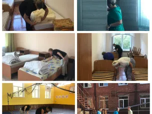  Уже в понедельник школа гостеприимно распахнет двери для своих любимый учеников!